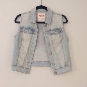 Light denim vest
